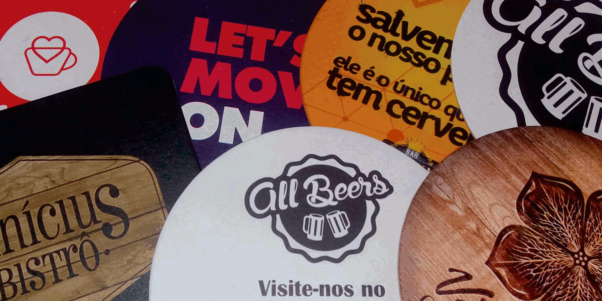 Porta copos com ótima durabilidade e absorção! 